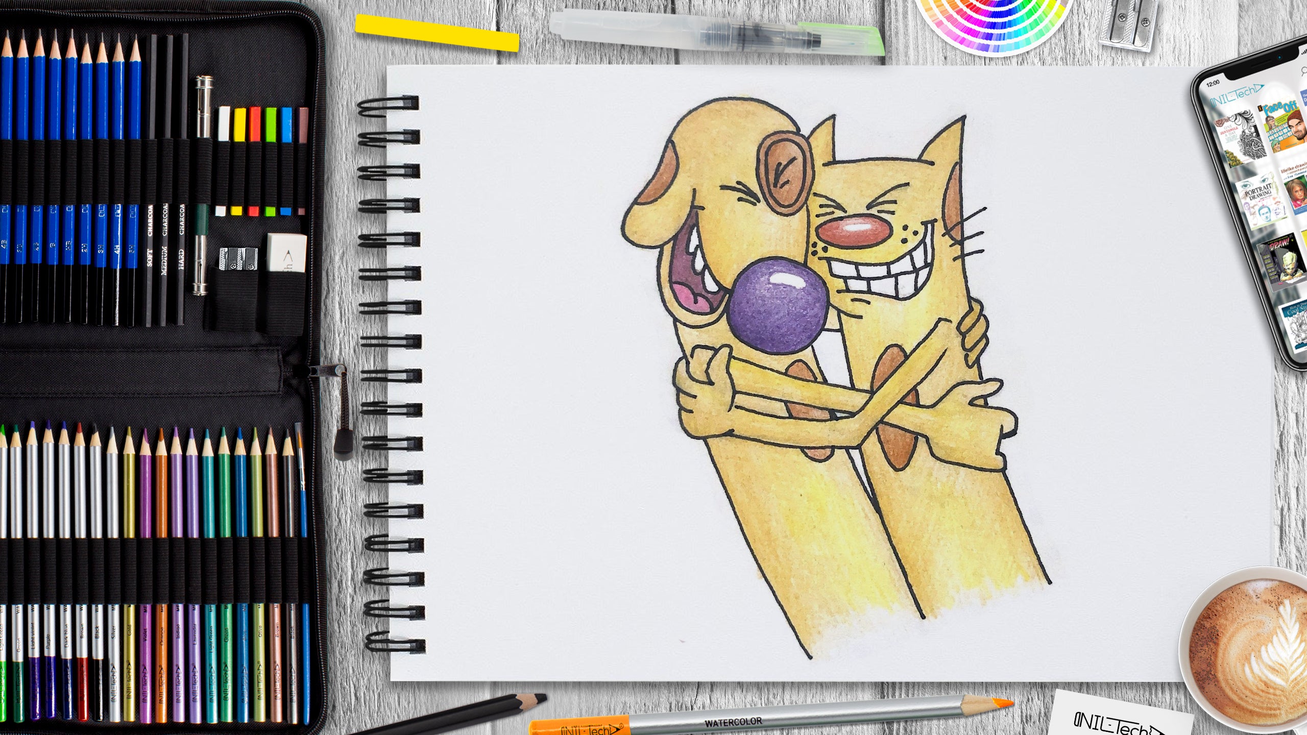 How to Draw CatDog