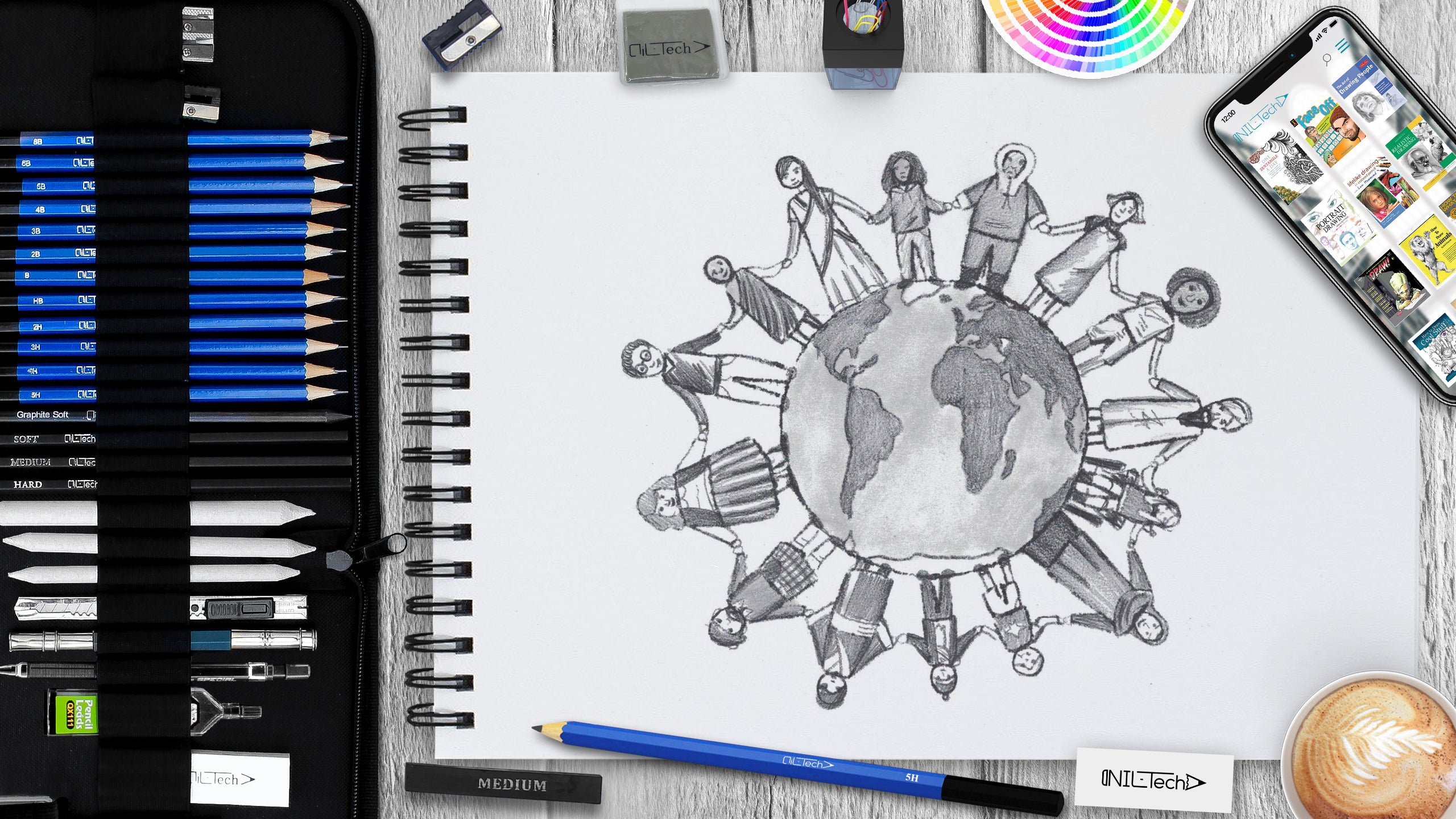 International Peace Day Drawing Tutorial
