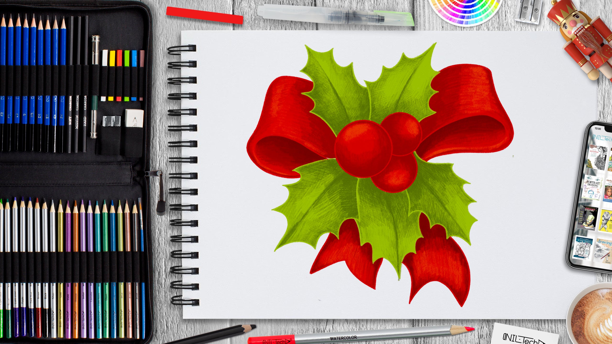 How to Draw Mistletoe
