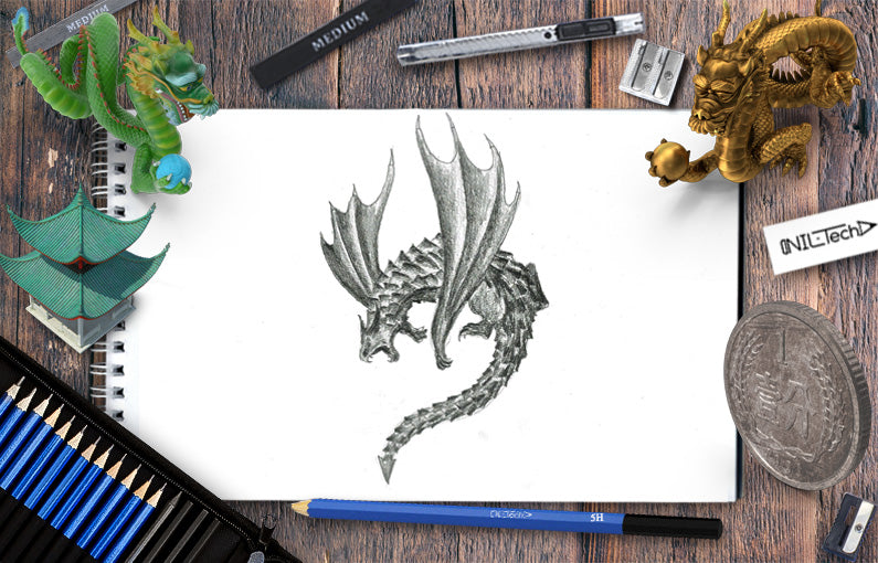 How to Draw a Dragon Step by Step