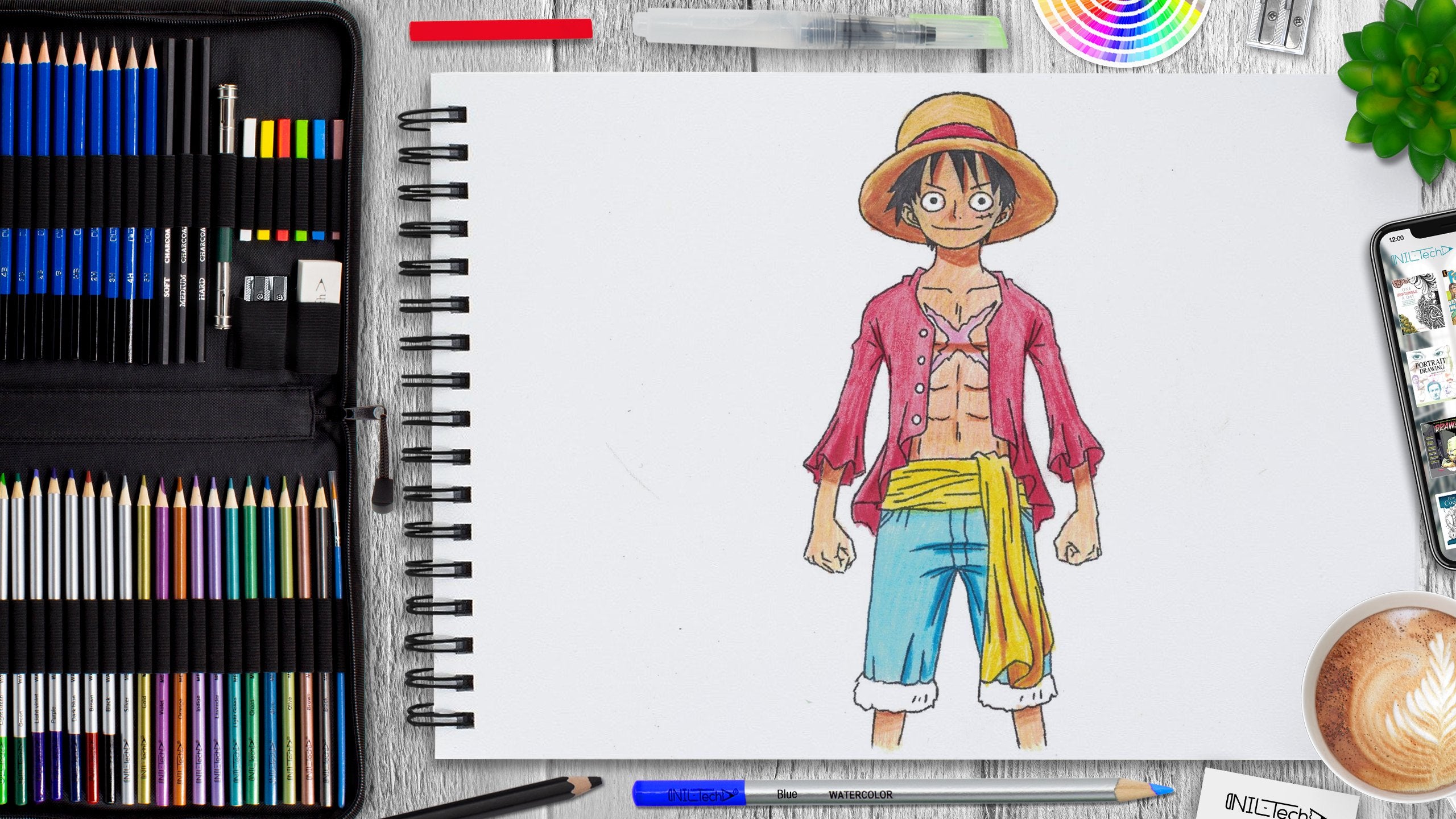 How to Draw Luffy from One Piece