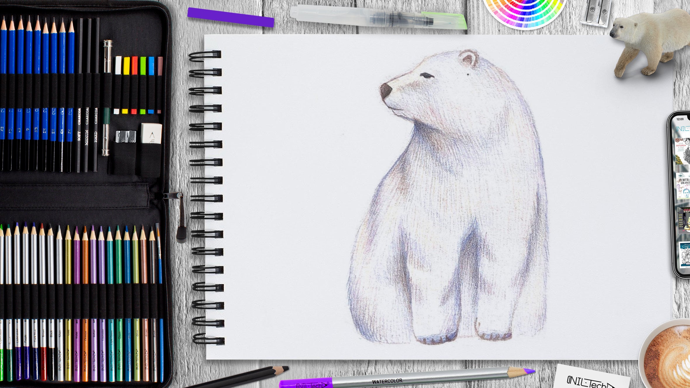 How to Draw Polar Bear