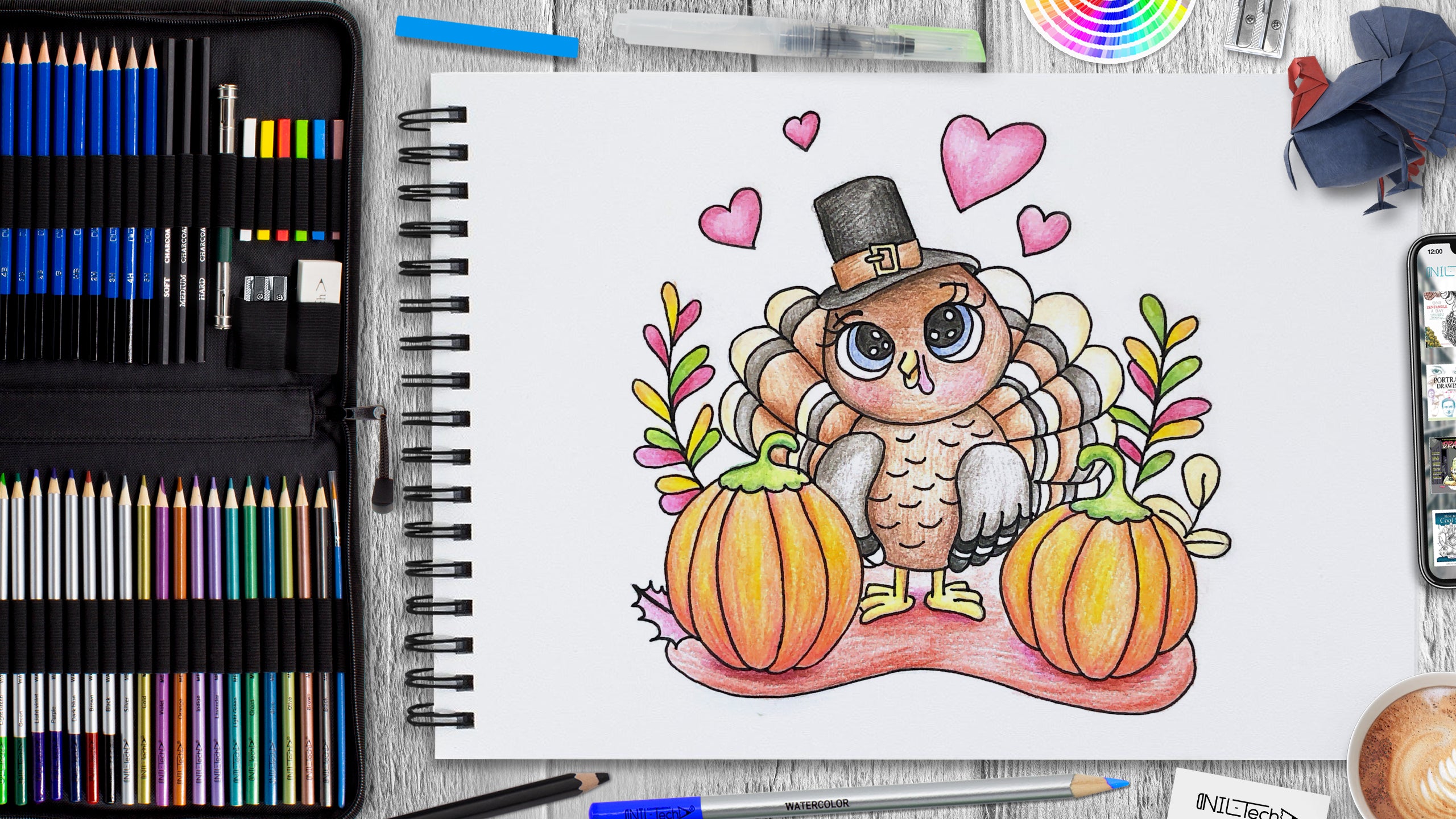 Thanksgiving Turkey Drawing
