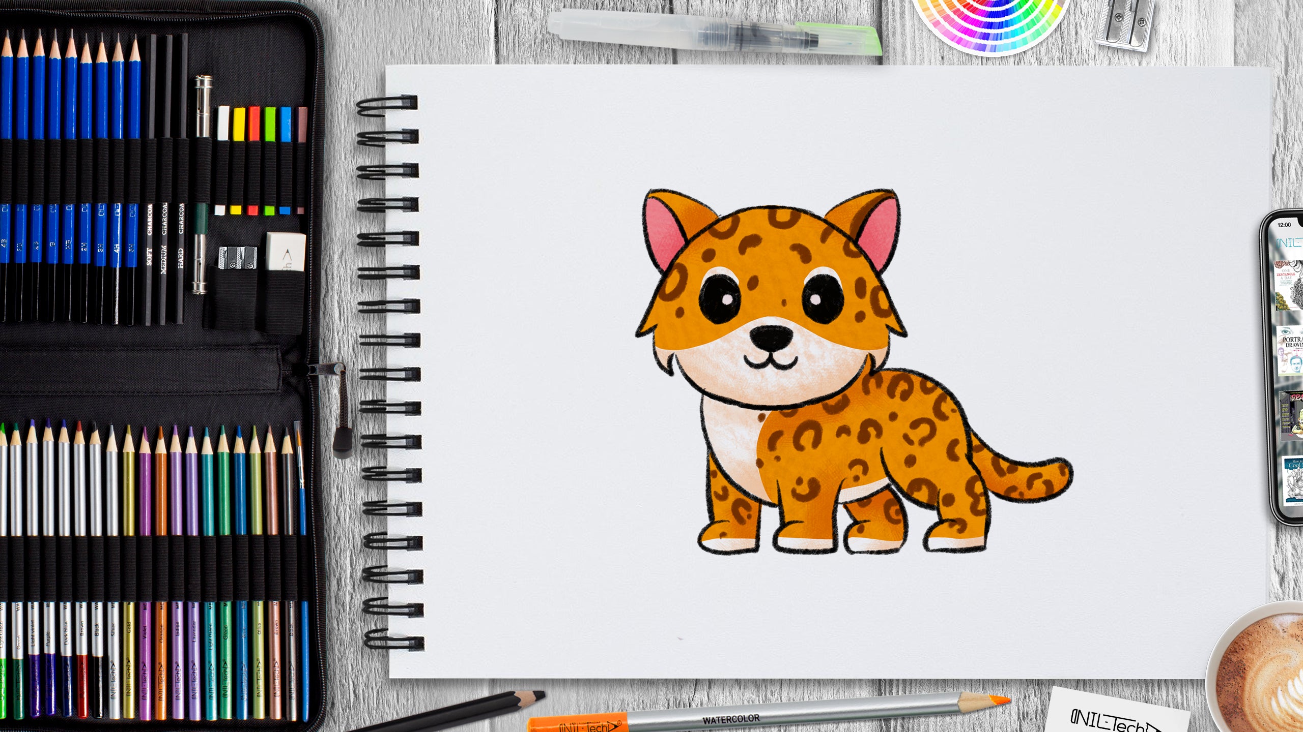 Unleashing Creativity: Step-by-Step Drawing Blog for Kids - Honoring Independence Day with the Majestic Jaguar