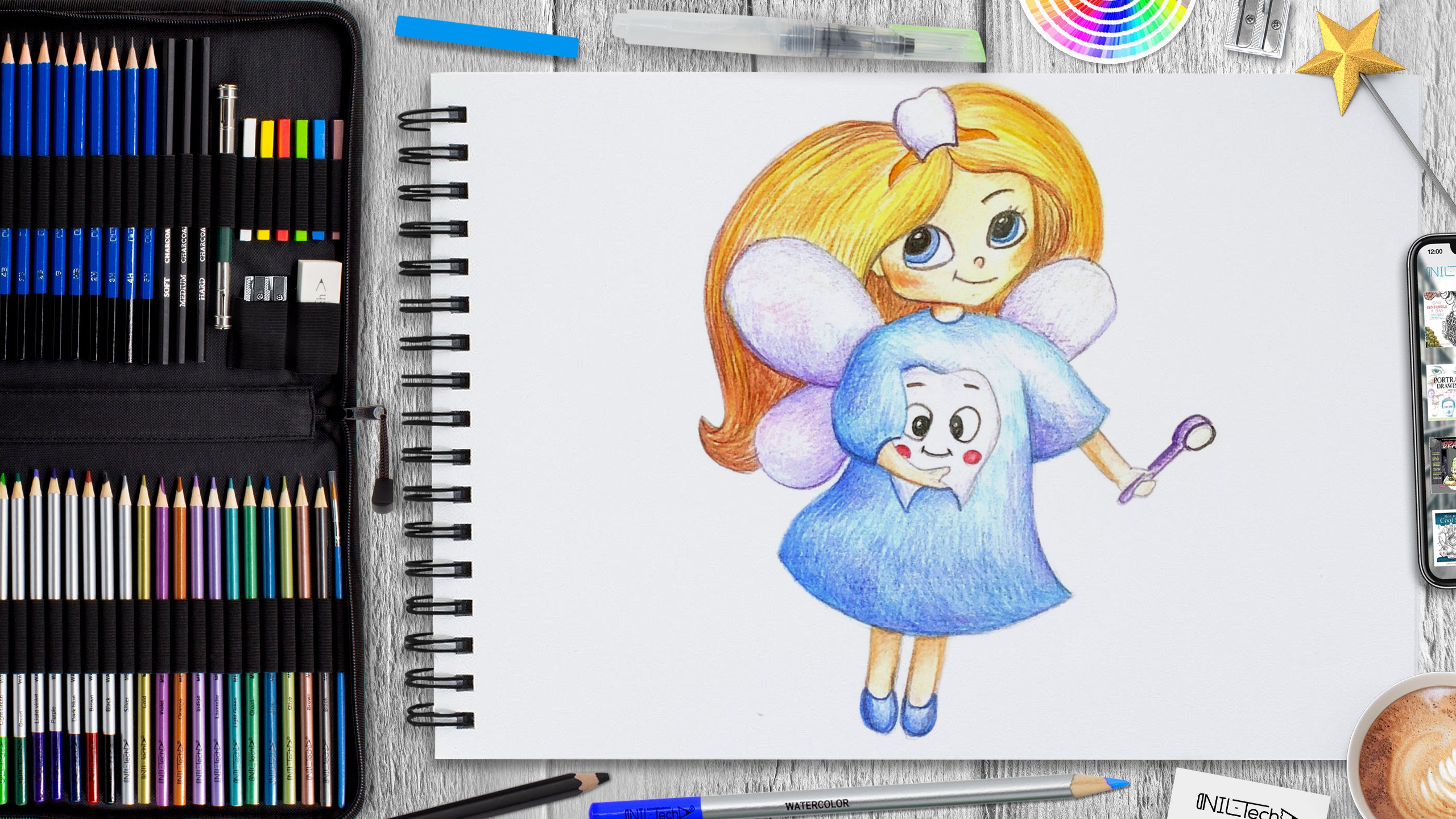 How to Draw a Tooth Fairy