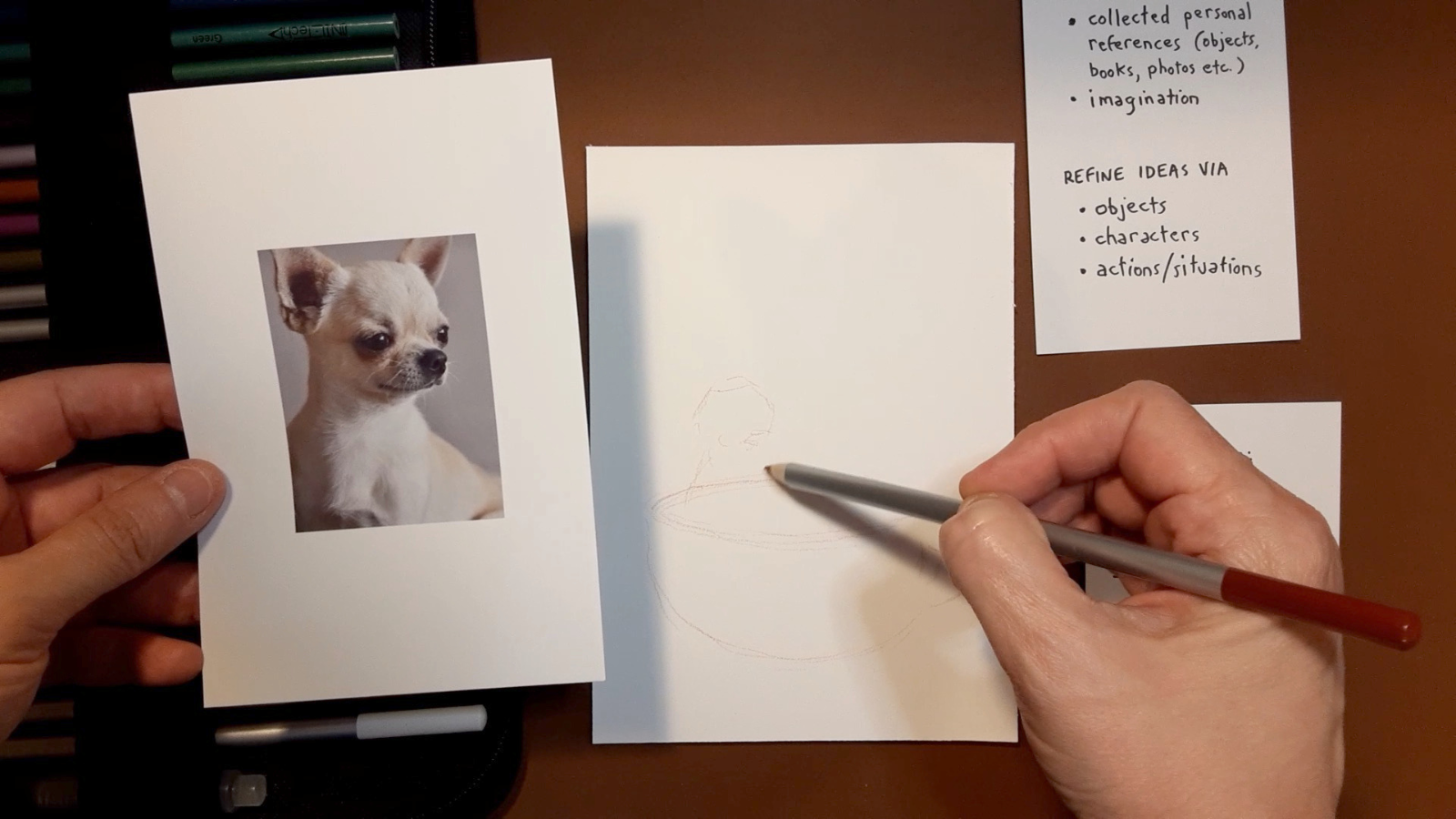 Drawing Marathon with Sue Clancy using the 55pcs Watercolor Pencils Set