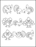 Cute Animals: Printable Coloring Book – Kittens, Ducklings, Foxes, and More!