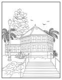 Shades of San Francisco: Printable Coloring Book of Iconic Cityscapes Digital Collection