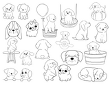 Printable (Digital) MINIS Coloring Pages: WhimsyMinis Coloring Collection