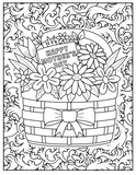 Mother's Day Blossoms - Heartwarming Printable Coloring Pages