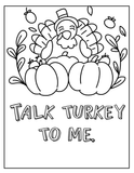 Thanksgiving Turkeys: Printable Coloring Book for Festive Fun