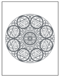 Stress Relief Mandala Coloring Book: Printable Designs for Relaxation