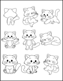 Cute Animals: Printable Coloring Book – Kittens, Ducklings, Foxes, and More!
