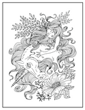 Unleash Your Imagination: Printable Fantasy Designs Coloring Book for Adults