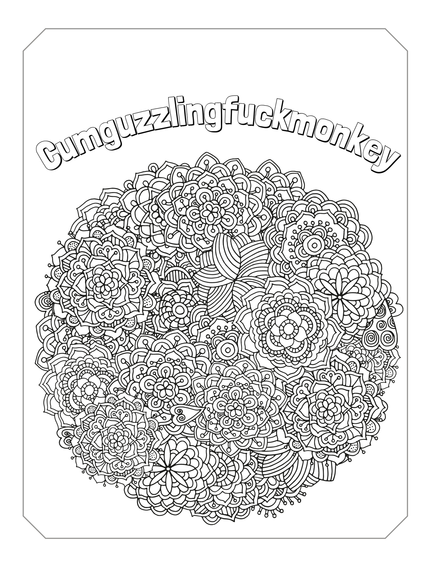 Printable Motivational Swear Word Coloring Pages for Adults, Funny Swear Quotes