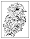 Intricate coloring pages