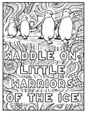 Love Penguins: A Delightful (Digital) Printable Coloring Book for All Ages