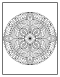 Intricate coloring pages