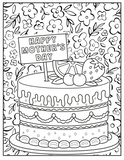 Mother's Day Blossoms - Heartwarming Printable Coloring Pages