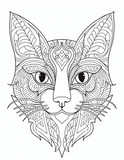 Printable (Digital) Cat Coloring Pages: WhimsyCats Coloring Collection