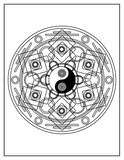 Find Your Serenity: Printable Mandala Coloring Book - Peace