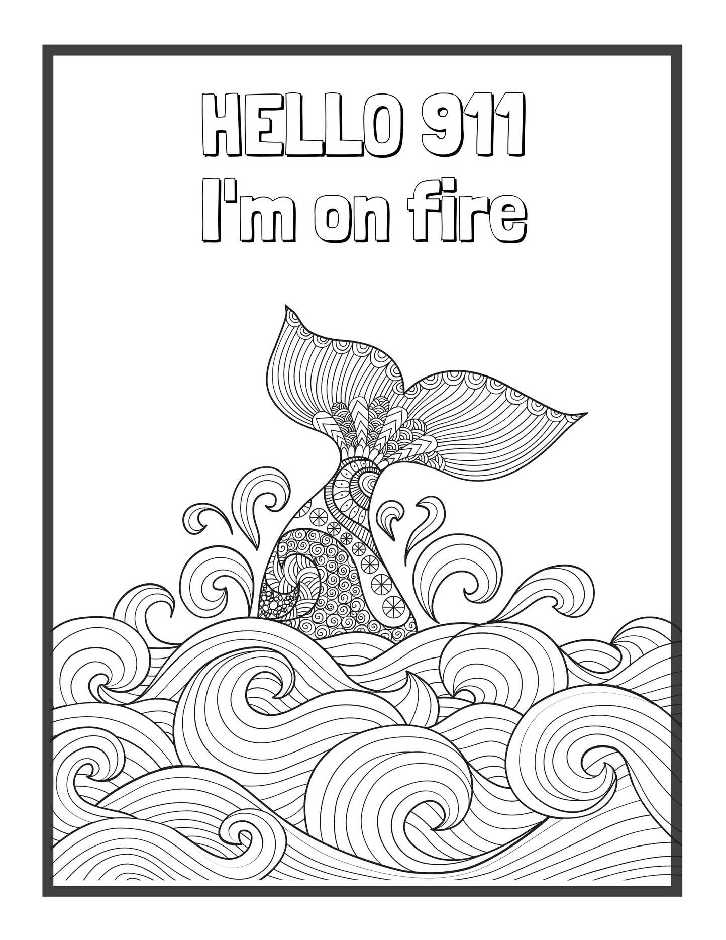 Printable Motivational Swear Word Coloring Pages for Adults, Funny Swear Quotes