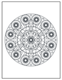 Stress Relief Mandala Coloring Book: Printable Designs for Relaxation