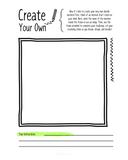 Hand Lettering Elements Pack – Doodle Frames & Emotional Word Art Practice Sheet