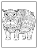 Relaxing coloring pages