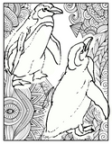 Love Penguins: A Delightful (Digital) Printable Coloring Book for All Ages