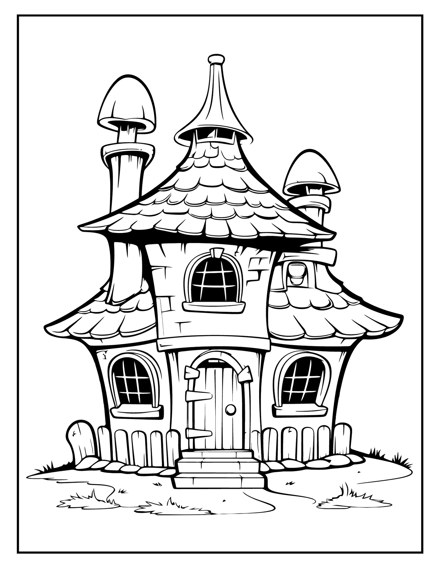 Detailed witch illustrations