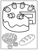 Thanksgiving feast coloring book