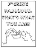 Stress relief coloring book