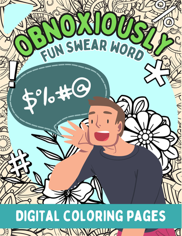 Printable swear word coloring pages