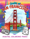 San Francisco coloring book