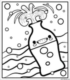 Smiling Soda Bottle Friend