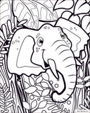 Little Elephant in the Jungle