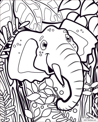 Little Elephant in the Jungle