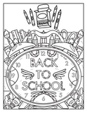 back to school coloring
