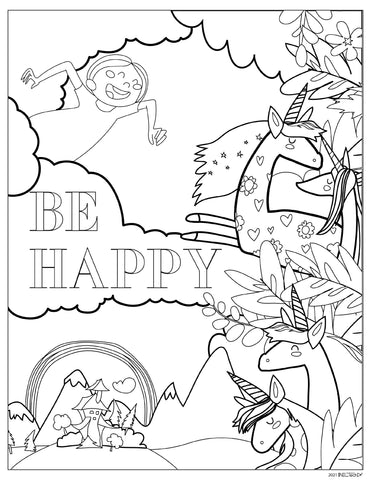 Be Happy Quote - Inspirational Edition