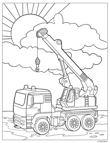 Crane Truck  - Big Machines Edition