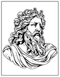 Zeus coloring page