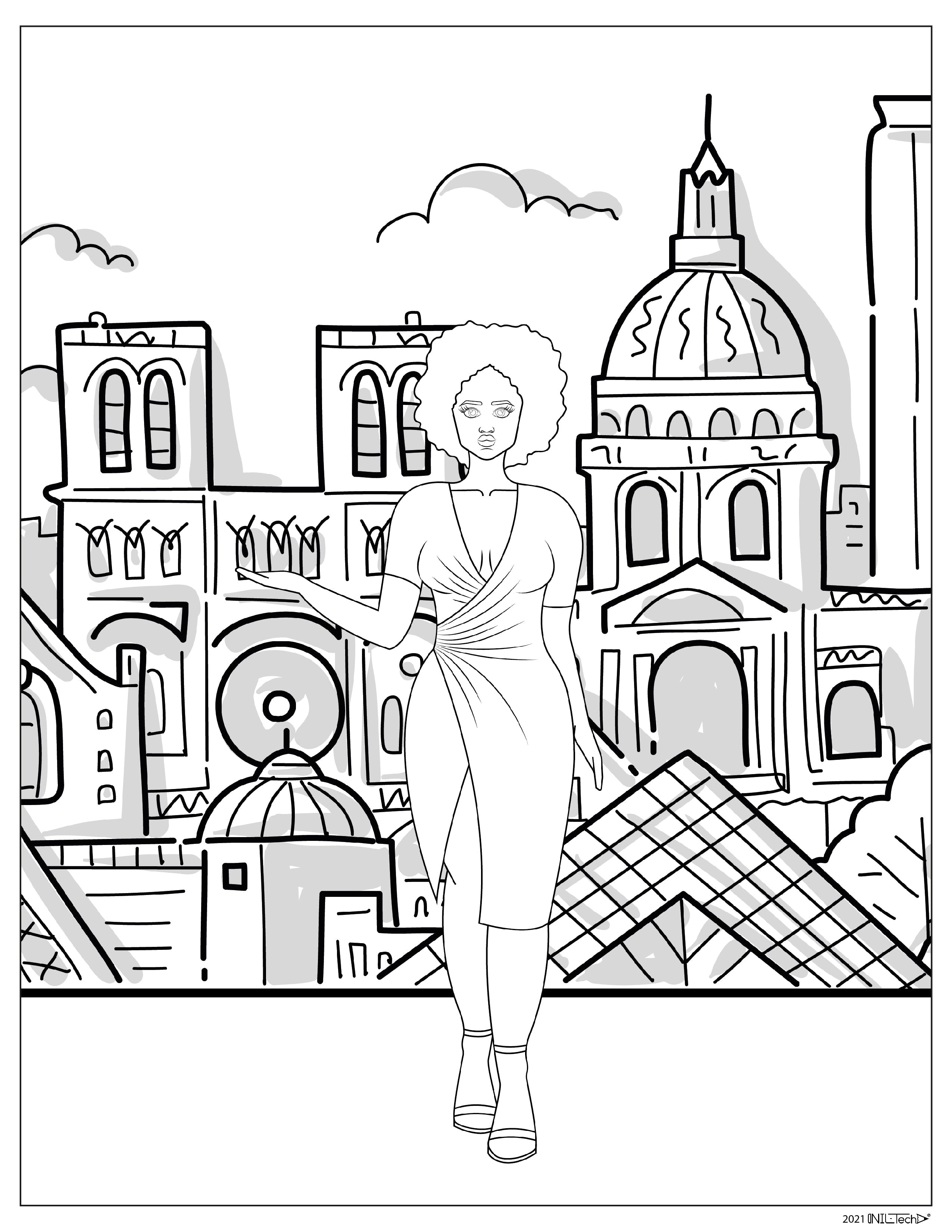 Wrap Dress Look - Big City Look