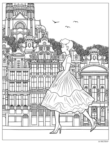 Summer Dress - Big City Day