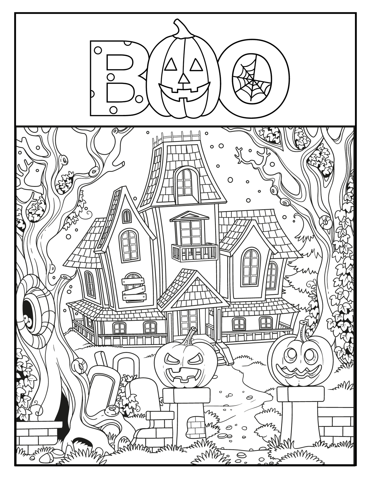 halloween coloring book