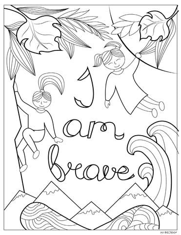 I'm Brave Quote - Inspirational Edition