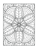 Relaxing Mandala Coloring Book Stress Relief