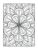 mandala adult coloring book