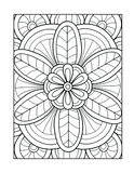 coloring a flower