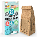 educational brown paper lunch bags